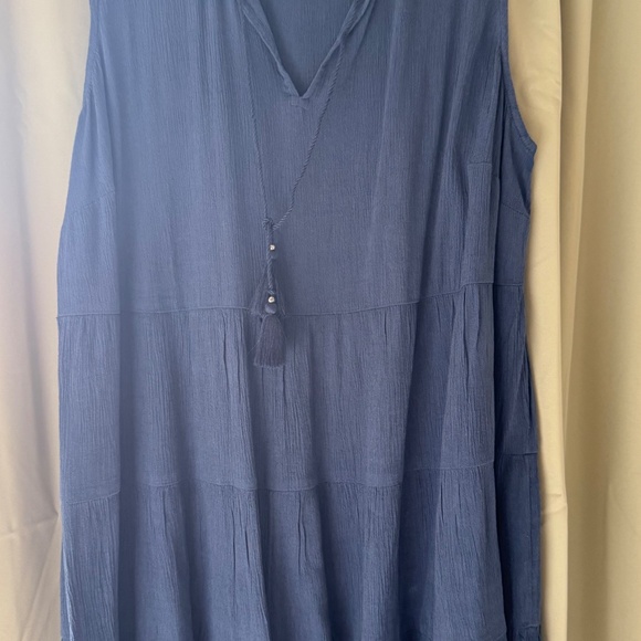 J.Jill Gauzy Sleeveless Sheer Dress Size XL - Picture 7 of 9